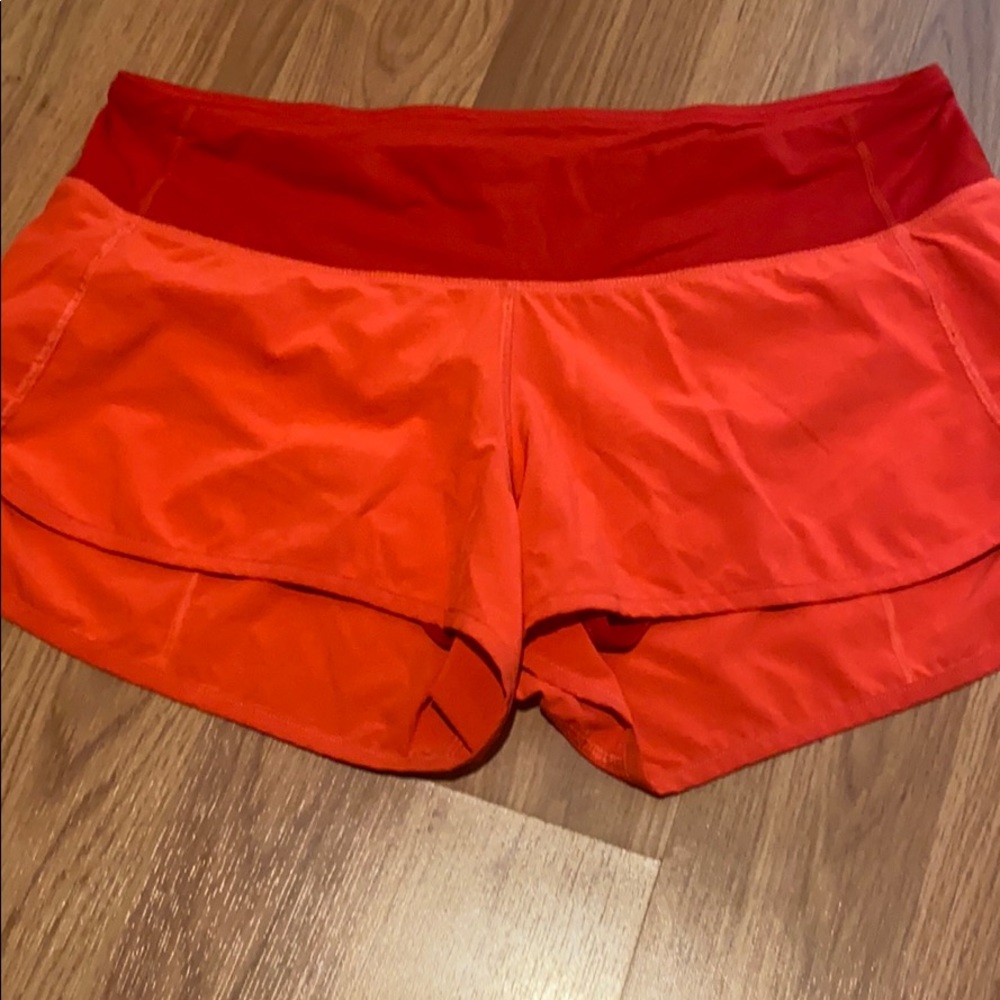 Lulu lemon running shorts